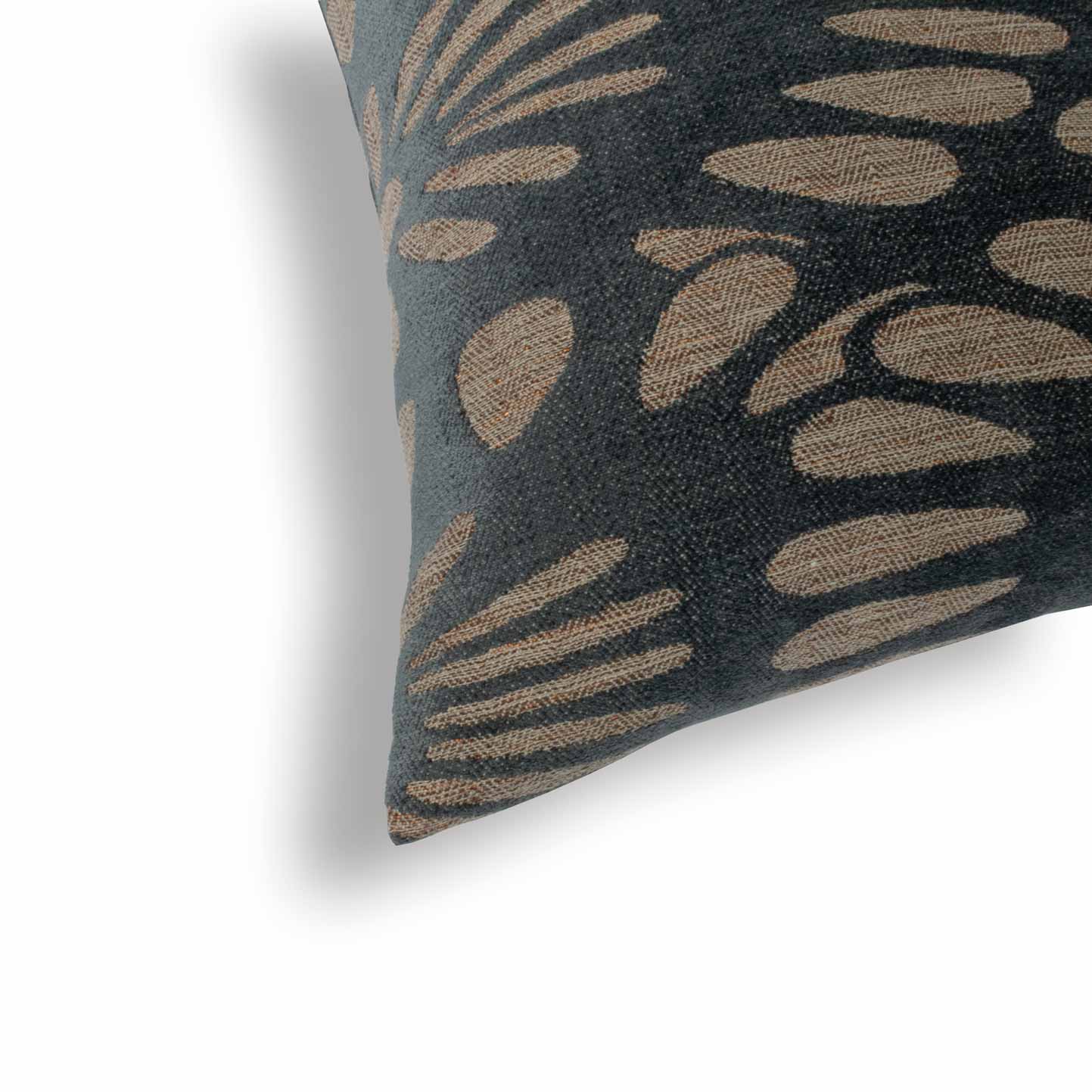 Fiori Bluegrey Copper | Cushion - Afbeelding 2