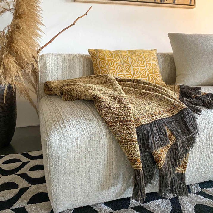 Plaid Fabric Tassels 7